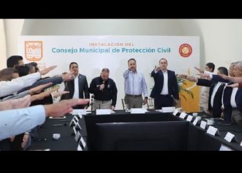 Toman protesta al Consejo Municipal de Protección Civil de Hermosillo encabezado Antonio Astiazarán