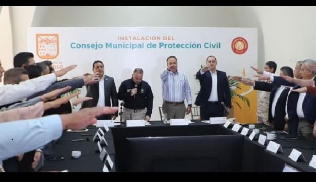 Toman protesta al Consejo Municipal de Protección Civil de Hermosillo encabezado Antonio Astiazarán
