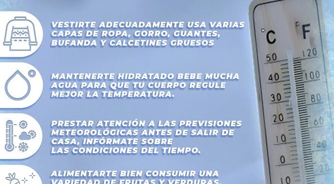 Ingresará frente frío 10 al estado este fin de semana