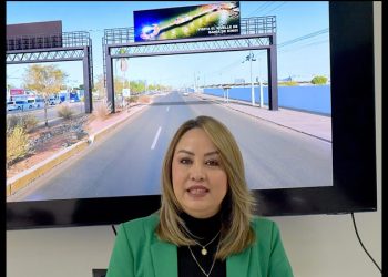 Inician instalación de arcos de seguridad vial en 3 puntos estratégicos de Hermosillo