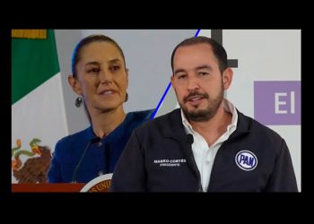 Sheinbaum ‘tunde’ a Marko Cortés por pedir ayuda a EU: ‘Está haciendo el ridículo o es traidor a la patria’