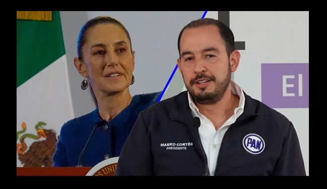 Sheinbaum ‘tunde’ a Marko Cortés por pedir ayuda a EU: ‘Está haciendo el ridículo o es traidor a la patria’