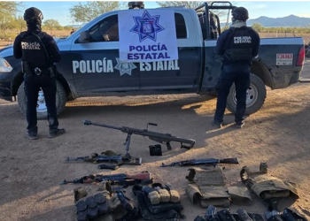 Fuerzas de Seguridad de Sonora recuperan rancho ocupado por el crimen organizado; hay 4 detenidos