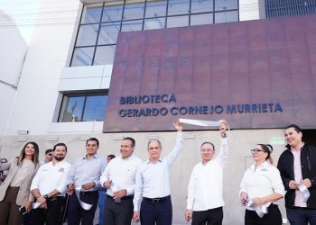 Cumple Durazo con rehabilitación de calles del centro histórico y entrega de biblioteca del Colson