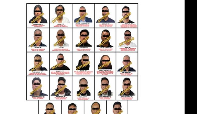 Operación Enjambre: 24 funcionarios detenidos del Edomex