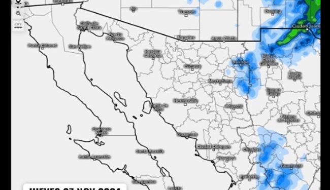 Pronostican el frente frío 9 para la semana entrante, los días 12 y 13 de noviembre