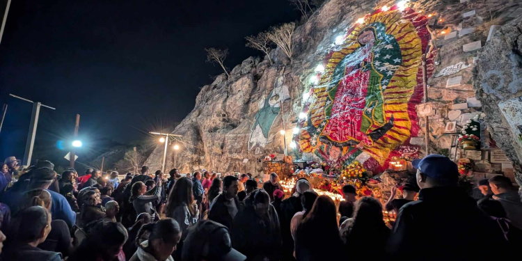 Viven devoción por la Virgen de Guadalupe en Sonora
