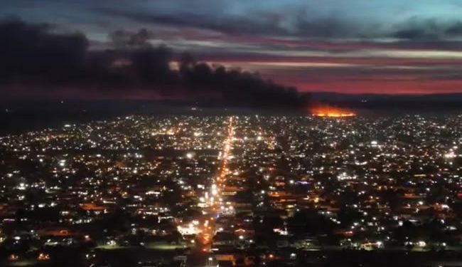 Pasan habitantes de SLRC Noche Buena y Navidad bajo el humo por incendio del basurón por más de 48 horas