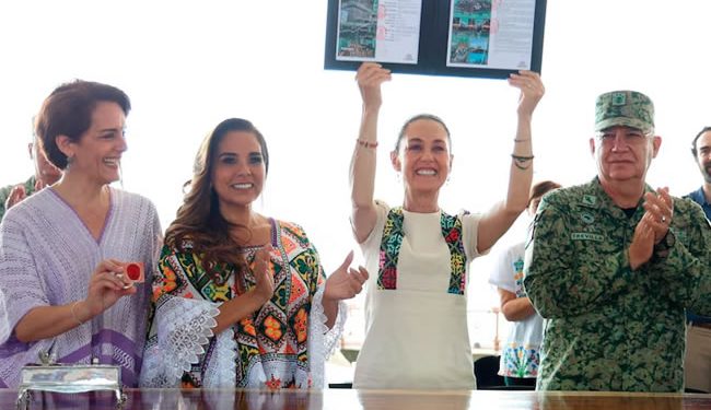 Claudia Sheinbaum: “Sólo en México se hace una hazaña del tamaño del glorioso Tren Maya”