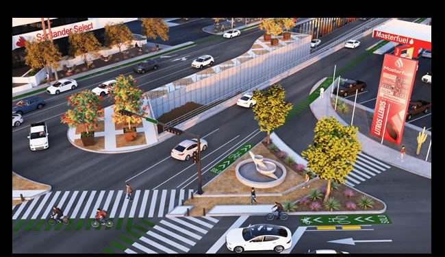 Tendrá cruces y semáforos peatonales el proyecto integral de paso desnivel Colosio y Solidaridad