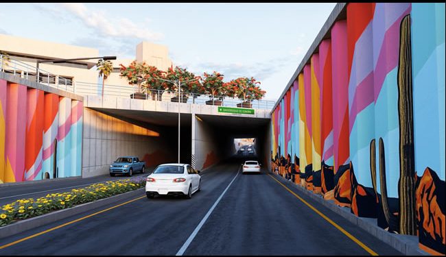 Tendrá parrillas pluviales obra de paso desnivel Colosio y Solidaridad, para aprovechar agua de lluvia en áreas verdes