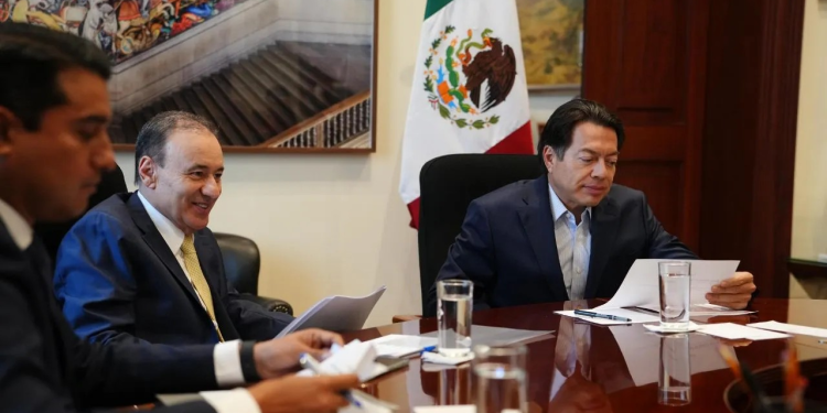 Mario Delgado se reunió con el Gobernador de Sonora