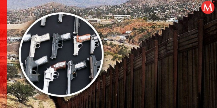 Al menos 4 estados en la frontera norte concentran el 40% de armas decomisadas en 2024