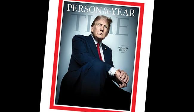 La revista Time nombró a Donald Trump persona del año por segunda vez