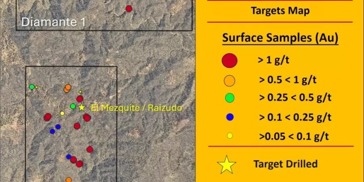 Colibri Resource and Option Partner perfora 94.80 g/t de Ag y 1.12 % de Zn en 2.50 metros en la propiedad Diamante en Sonora