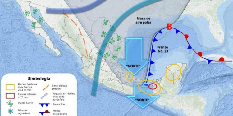 Sonora en alerta; esperan temperaturas bajo cero por efectos del frente frío 23 y chorro polar