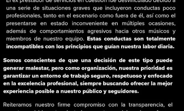 Carin León Comparte Comunicado por Exempleado que lo Demandó por Discriminación y Abuso Laboral