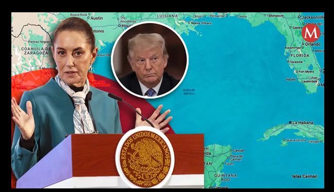 Sheinbaum minimiza decreto de Trump sobre Golfo de México: es sólo en plataforma de EU