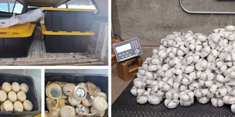 Aseguran Narcóticos Escondidos en Paquetes de Tortilla de Maíz en Frontera de Sonora-Arizona