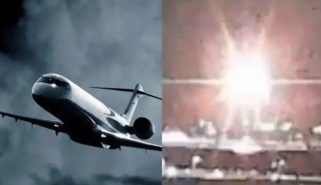 Choca un avión de pasajeros contra un helicóptero en Washington.