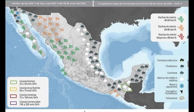 No da tregua el frío en Sonora; se espera la caída de nieve y agua nieve los días miércoles y jueves de esta semana