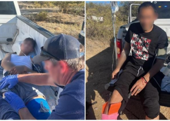 Rescató Patrulla Fronteriza de Arizona a dos migrantes baleados
