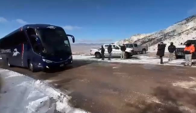 Queda liberado tránsito por carreteras de Sonora tras nevadas
