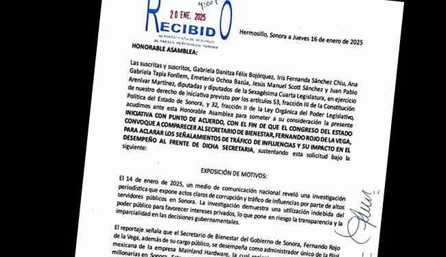 Oposición en el Congreso pide comparecencia de Fernando Rojo de la Vega