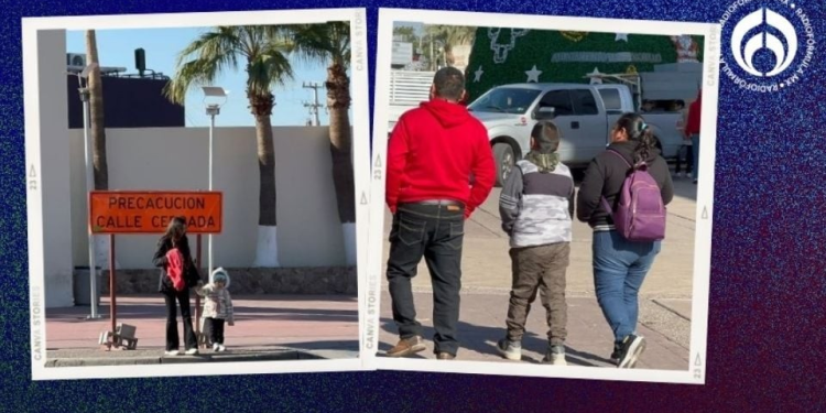 Frente frío provoca que padres no envíen a sus hijos a la escuela en Hermosillo