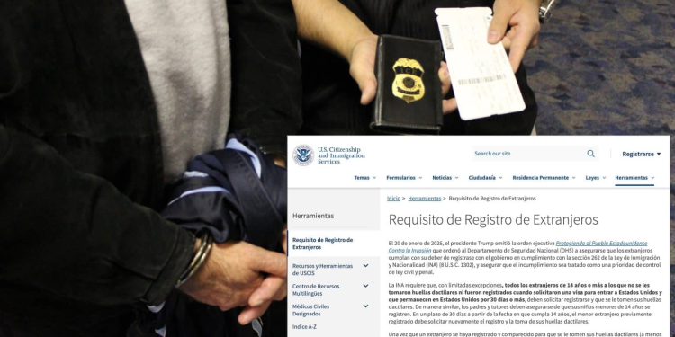 Trump ordena a indocumentados registrarse con el Servicio de Ciudadanía e Inmigración (USCIS)