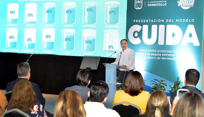 “Semáforo de disponibilidad de agua en Hermosillo está parpadeando en amarillo”: Antonio Astizarán