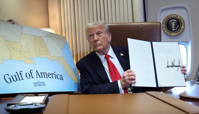 La agencia Associated Press demanda a Trump por castigarla por escribir golfo de México en sus noticias