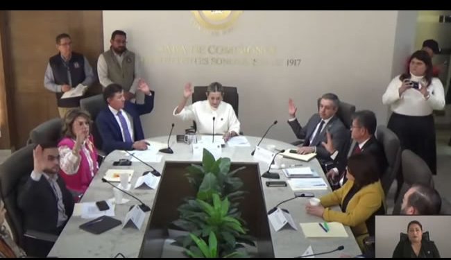 Dictaminan a favor ampliación de presupuesto 2025 al IEE Sonora para elección del PJE por más de 200 MDP