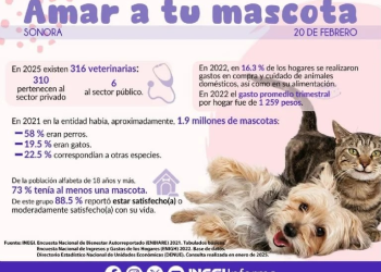 Cuestan mascotas mil 200 pesos trimestrales a sonorenses