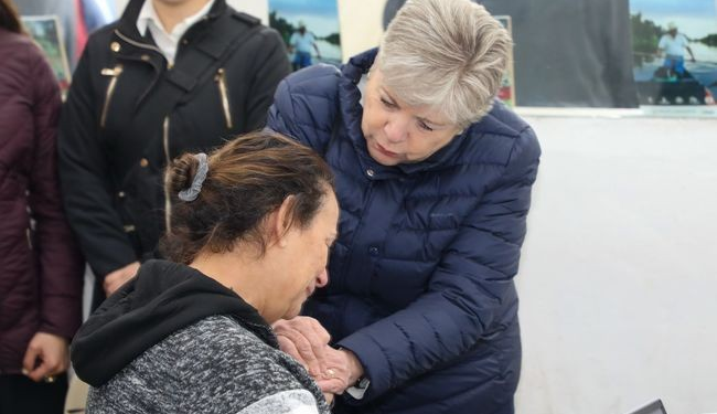 Secretaria Bárcena realiza recorrido en centros de atención y canalización para connacionales en Sonora