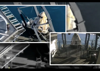 Astronautas varados durante 9 meses en la EEI regresan a la Tierra; amerizan en Golfo de México