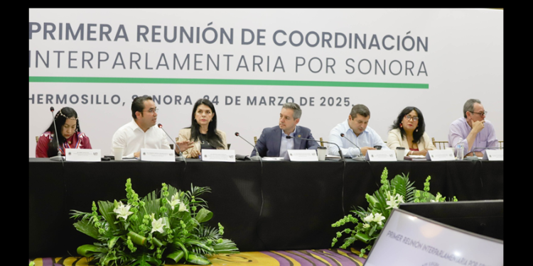 Celebran legisladores locales y federales sonorenses primera Reunión de Coordinación Interparlamentaria