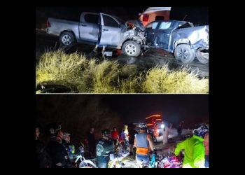 Arroyan a ciclistas en rodada esta noche sobre la carretera a Bahía de Kino; hay un fallecido