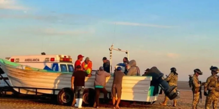 Muere Pescador al Volcarse su Lancha en el Golfo de Santa Clara en San Luis Río Colorado