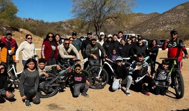 Grupo México impulsa el ciclismo en Río Sonora con la adecuación de la pista en Nacozari