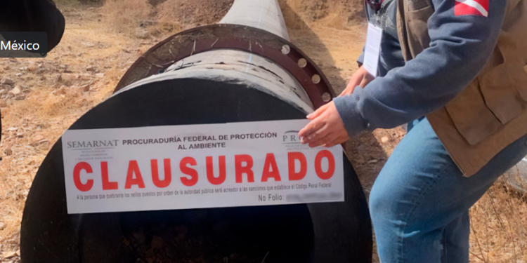 Autoridades suspenden ducto de Grupo México en Sonora que era usado para aguachicol