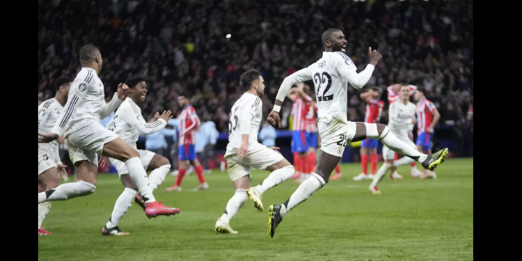 Real Madrid somete al Atlético en penales en la Champions. Arsenal, Villa y Dortmund avanzan