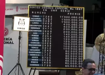 Cae en Guaymas el Premio Mayor del Sorteo Zodiaco Especial 1697 de la Lotería Nacional