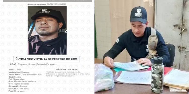 Reportan como desaparecido a encargado de seguridad de Ferromex de Sonora; su hermana asegura que “lo levantaron”