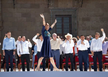 Gobernador de Sonora respalda a Sheibaum sobre fortalecer la estrategia económica del país; celebra suspensión de aranceles