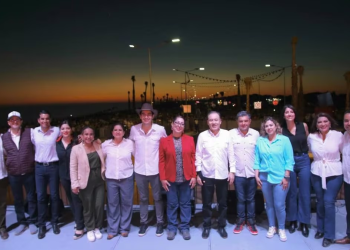 Alfonso Durazo inauguró el Malecón Turístico de Huatabampito