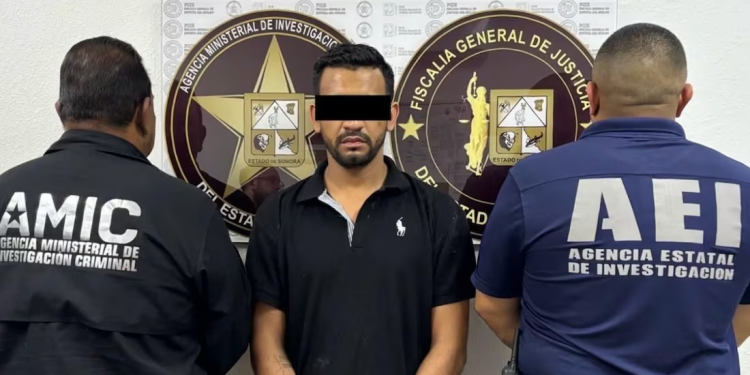 Detienen en Sonora a presunto homicida de Baja California; fue trasladado al Cereso de Mexicali