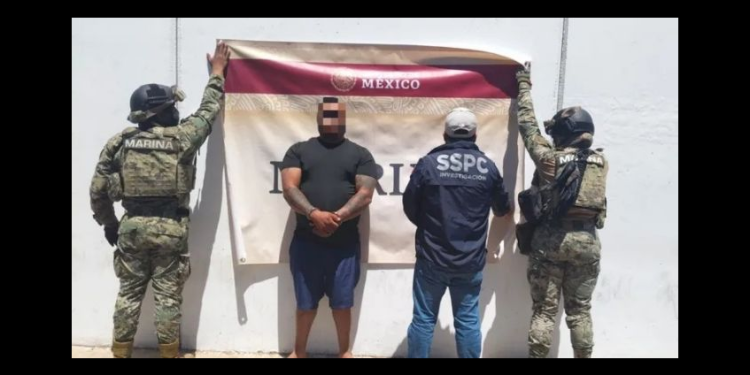 Detienen en Bahía de Kino a “4-40”, presunto miembro del Cártel Jalisco Nueva Generación