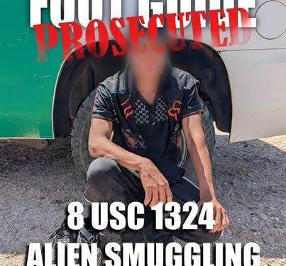 Abandona a migrantes en el desierto y es detenido por la Patrulla Fronteriza