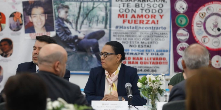 Suma de voluntades será permanente para atender desapariciones: Rosa Icela Rodríguez